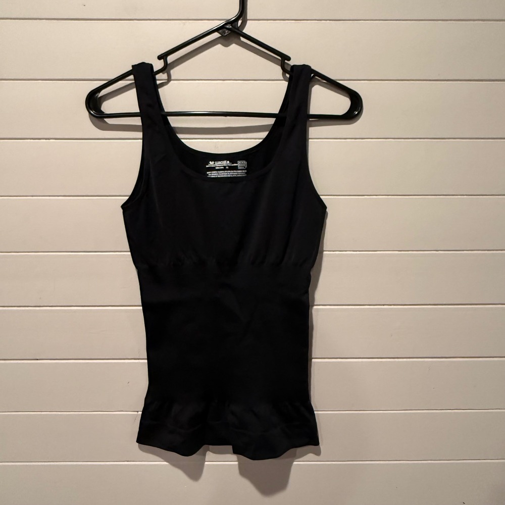 Wacoal Beyond Naked Shaping Tank Top Women XL Black Tummy Control Cami NWOT